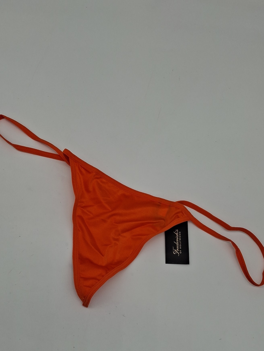 Frederick's of Hollywood Exxtreme Mini G-String Red Orange 2X
